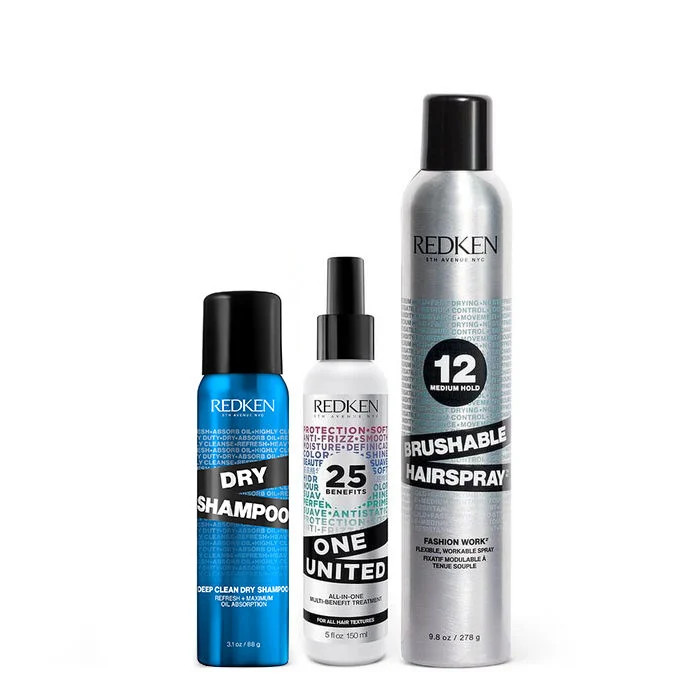 Refreshed & Ready Styling Set | 2nd Day Hair Care | Redken | Redken