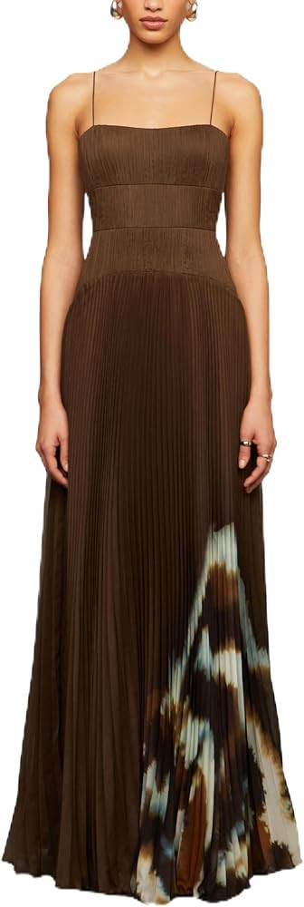 AMUR Women's Sue Pleated Gown | Amazon (US)