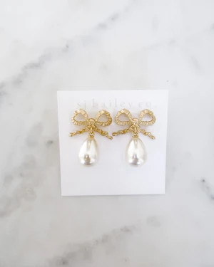 Golden Bow Drops | SJ Bailey Co.