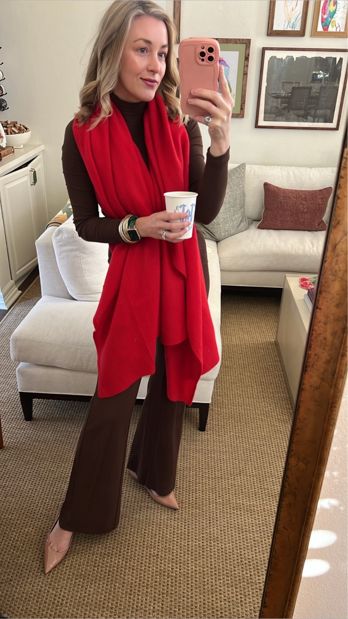 Red & Brown 🤎♥️ a favorite holiday combo!! 

#sale #onsale #styled #ootd #whattowear  #pairswellwith #

#LTKTravel #LTKCyberWeek #LTKGiftGuide