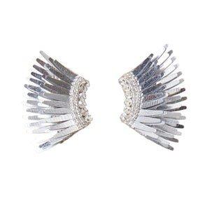 Metallic Mini Madeline Earrings Silver | Mignonne Gavigan