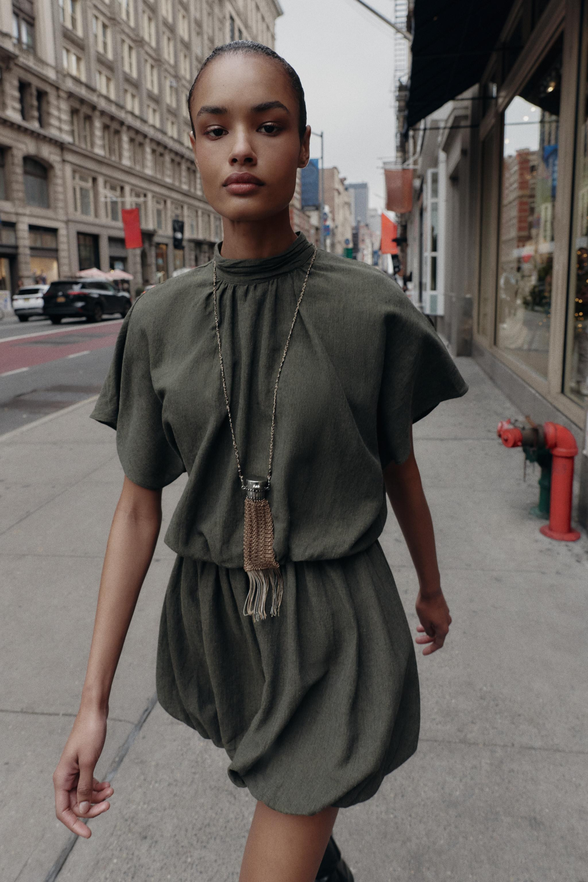 PUFF MINI DRESS | Zara US