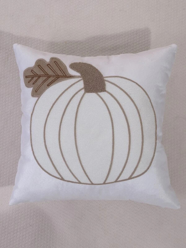 Pumpkin Embroidered Cushion Cover Without Filler | SHEIN