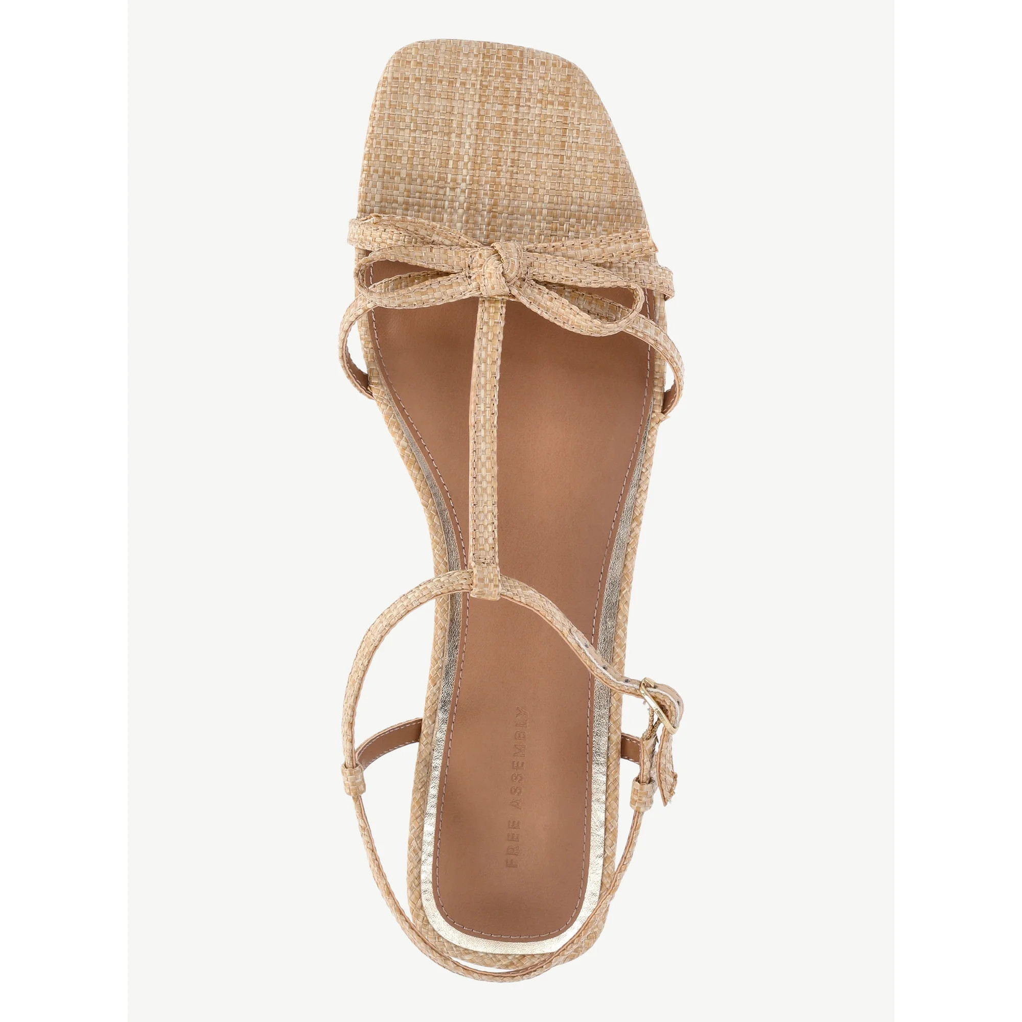 Free Assembly Women's Flat Sandals with Bow | Walmart (US)