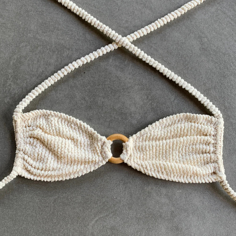 Pearl Textured Kayla Bikini Top | MyBrazilianShop