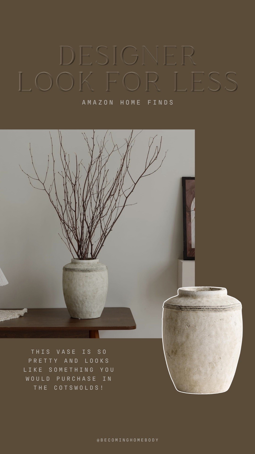 Absolutely love this earthy flower vase. It’s an Amazon find, and so elevated. Perfect for seasonal fall stems! 🍂

#LTKHome #LTKSeasonal