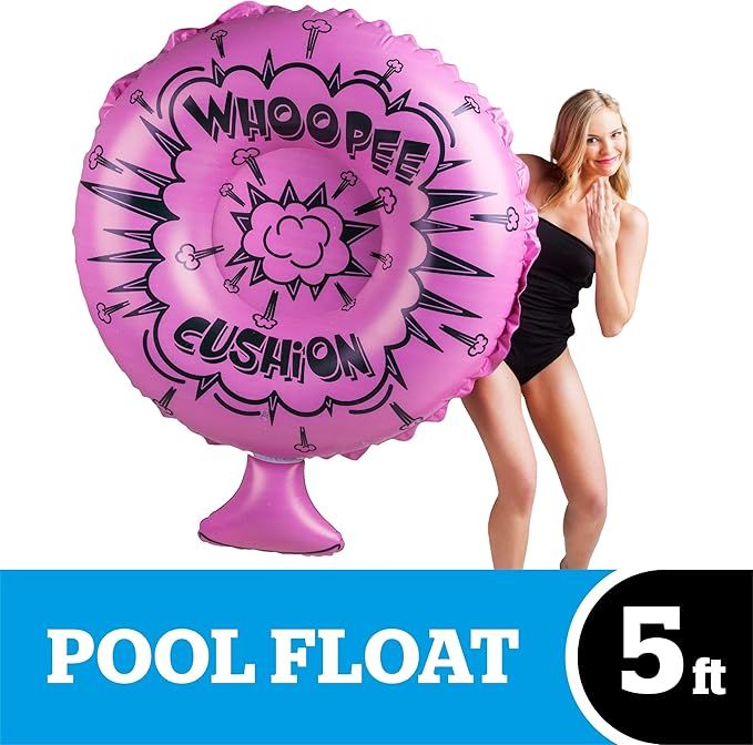 BigMouth Inc. Whoopee Cushion Pool Float – Gigantic Whoopee Cushion Pool Float That Measures Ov... | Amazon (US)