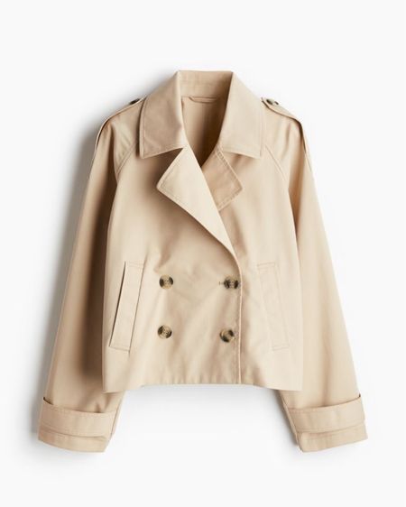 Cropped trench coat on sale under $40!

#LTKstyletip #LTKSeasonal #LTKfindsunder50