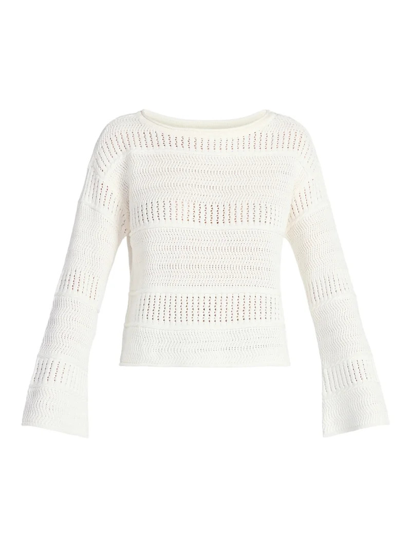 No Boundaries Boat Neck Pullover Sweater, Midweight, Women's XXS-XXL | Walmart (US)