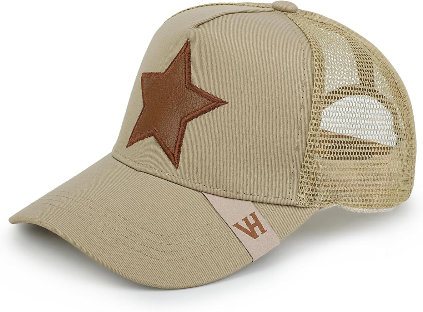 Vintage Havana Black Trucker Hats Women | Mesh Adjustable Snapback Hat | Men & Women Trendy Fashi... | Amazon (US)