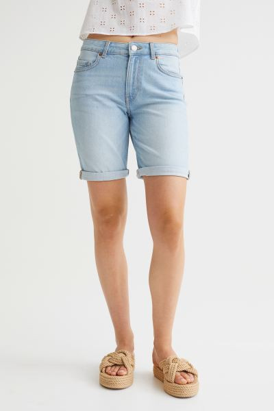High Waist Denim shorts | H&M (UK, MY, IN, SG, PH, TW, HK)