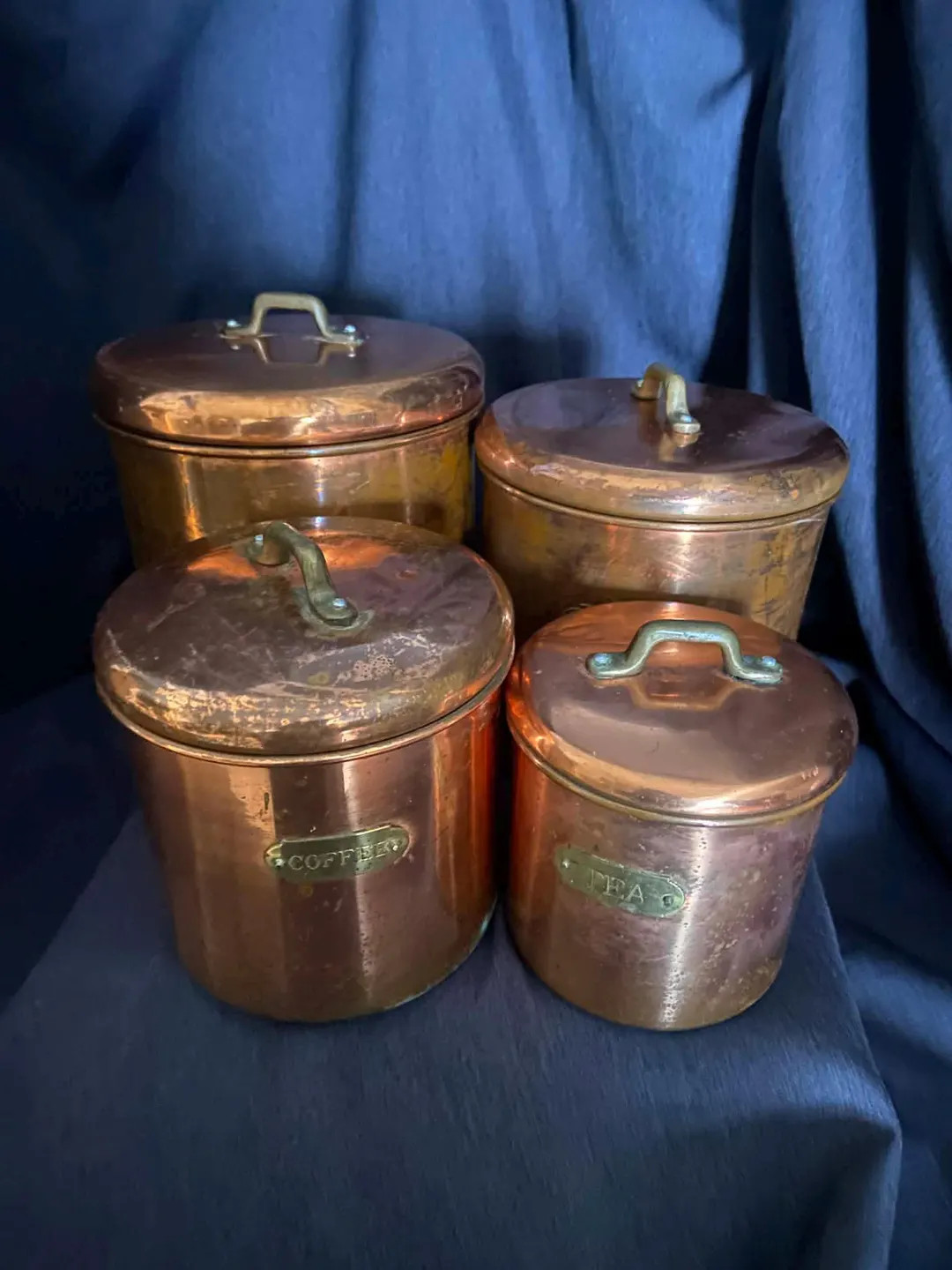 Copper Canister Set - Etsy | Etsy (US)