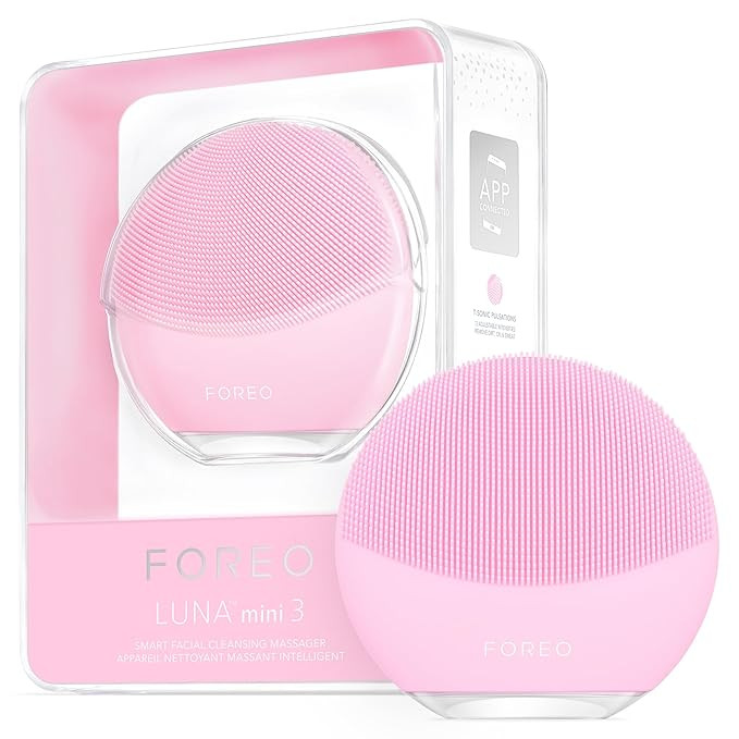 FOREO LUNA mini 3 Ultra-hygienic Facial Cleansing Brush - All Skin Types - Face Massager for Clea... | Amazon (US)