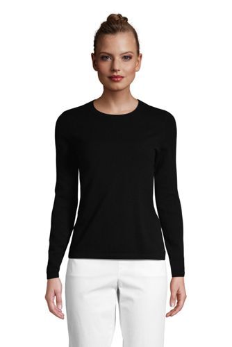 Women's Cashmere Crewneck Sweater | Lands' End (US)