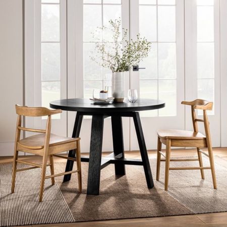Modern dining nook

Black
Wood
Beige
Neutrals
Dining table
Small spaces
Apartment
House
Home decor
Dining chairs
Area rug
Throw rug
New launch
In stock furniture 
Studio mcgee
Target find

#LTKfamily #LTKhome #LTKFind
