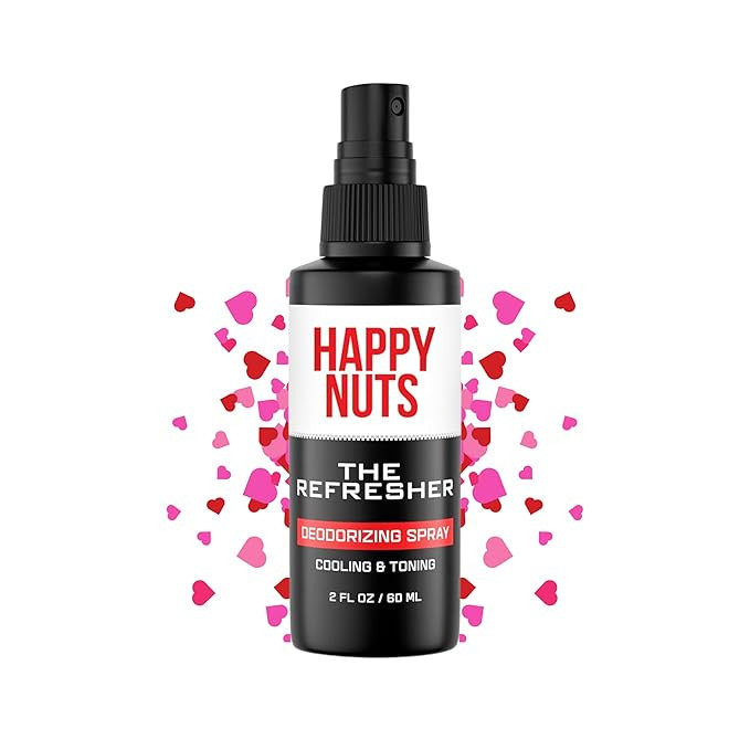 Happy Nuts The Refresher Men's Ball Deodorant Spray - Cooling, Toning, Deodorizing Body Spritz - ... | Amazon (US)