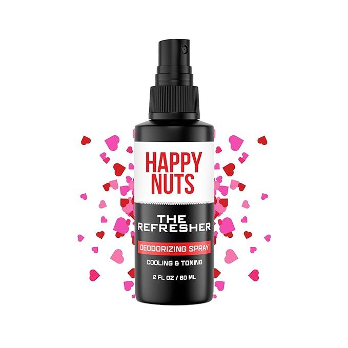 Happy Nuts The Refresher Men's Ball Deodorant Spray - Cooling, Toning, Deodorizing Body Spritz - ... | Amazon (US)