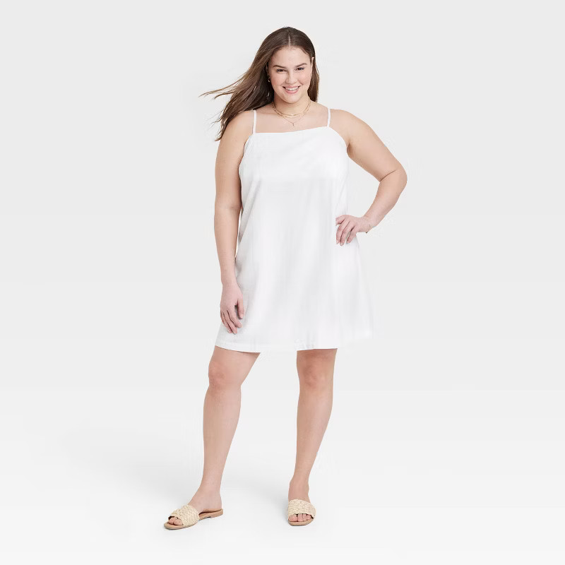 Women's Linen Mini Sundress - A New Day™ | Target