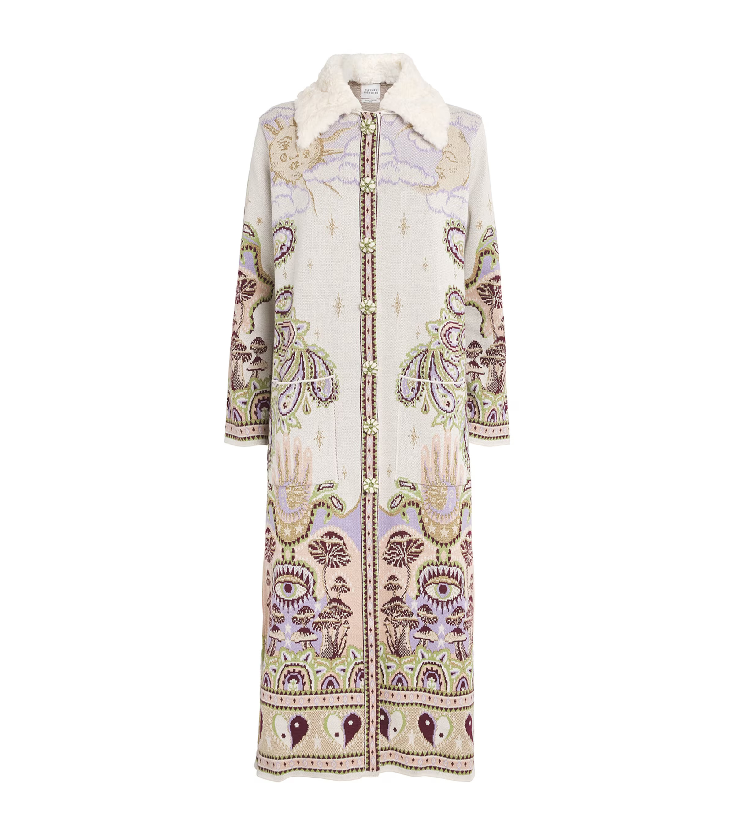 Hayley Menzies Jacquard Written In The Stars Coat | Harrods