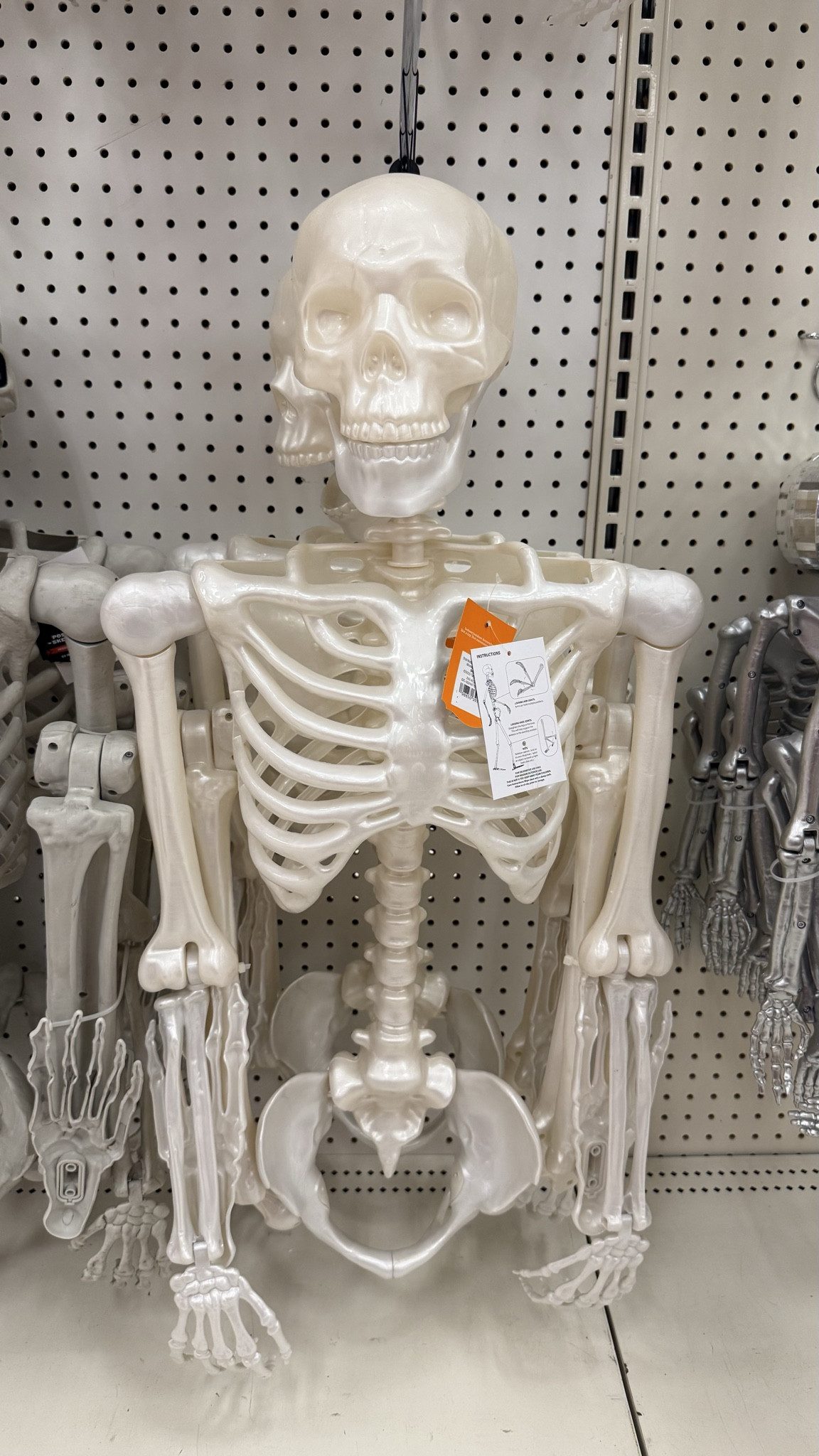 Pearl-core but make it spooky 👻✨ This iridescent skeleton is the chicest Halloween upgrade for your decor! Would you go glam or classic this season? 💀 #targetfinds #LTKhome #LTKholiday #TargetHalloween #HalloweenDecor #SpookySeason #SkeletonDecor #LTKhomefinds #HolidayAesthetic #TargetStyle Style #HalloweenVibes #LTKspooky #HomeDecorInspo #SeasonalStyle 

 

#LTKFallSale #LTKSeasonal #LTKHome