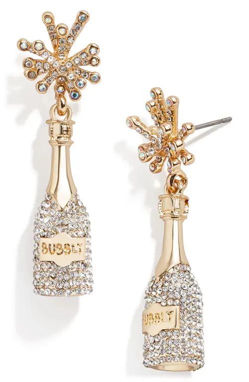 BaubleBar Just a Prosecco Drop Earrings in Gold at Nordstrom | Nordstrom
