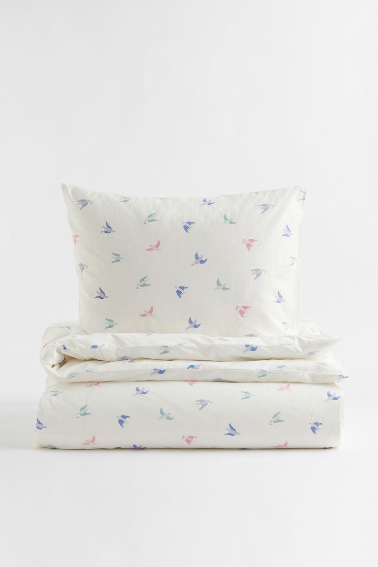 Patterned Twin Duvet Cover | H&M (US + CA)