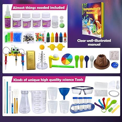 UNGLINGA 150 Experiments Science Kits for Kids Age 6-8-10-12-14, STEM Project Educational Toys fo... | Amazon (US)