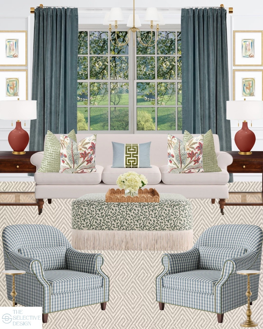 A fresh take on classic living - tailored silhouettes, layered patterns, and a palette that feels both timeless and inviting. It’s the kind of room that looks polished but lives beautifully. 

Swipe to see the vision board behind the design and how ChatGPT turned it into reality. 

Grandmillennial living room ideas | timeless living room decor | grandmillennial living room inspo | traditional living room style

#LTKHome #LTKSaleAlert