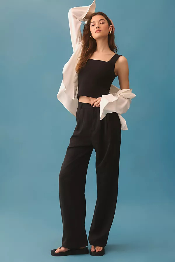 Reformation Mason Pants By Reformation in Black Size 0 | Anthropologie (US)