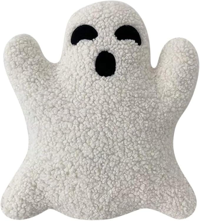 vwwailk 40CM/15.7IN Ghost Pillow Halloween, Cute Halloween Ghost Throw Pillows, Plush Ghost Shape... | Amazon (US)
