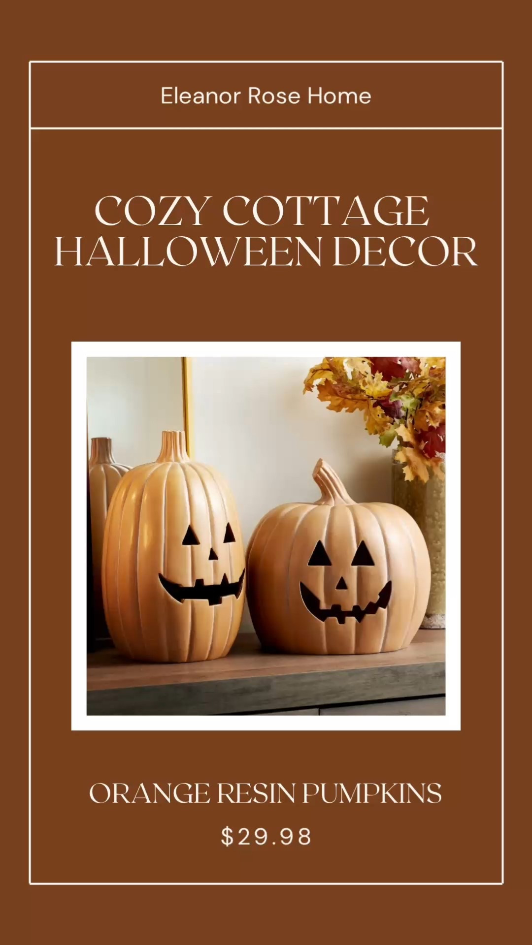 You know I’m not a big fan of Halloween decor, but I just think these pumpkins are the cutest!🎃#halloweendecor

#LTKHome #LTKSeasonal #LTKFindsUnder50