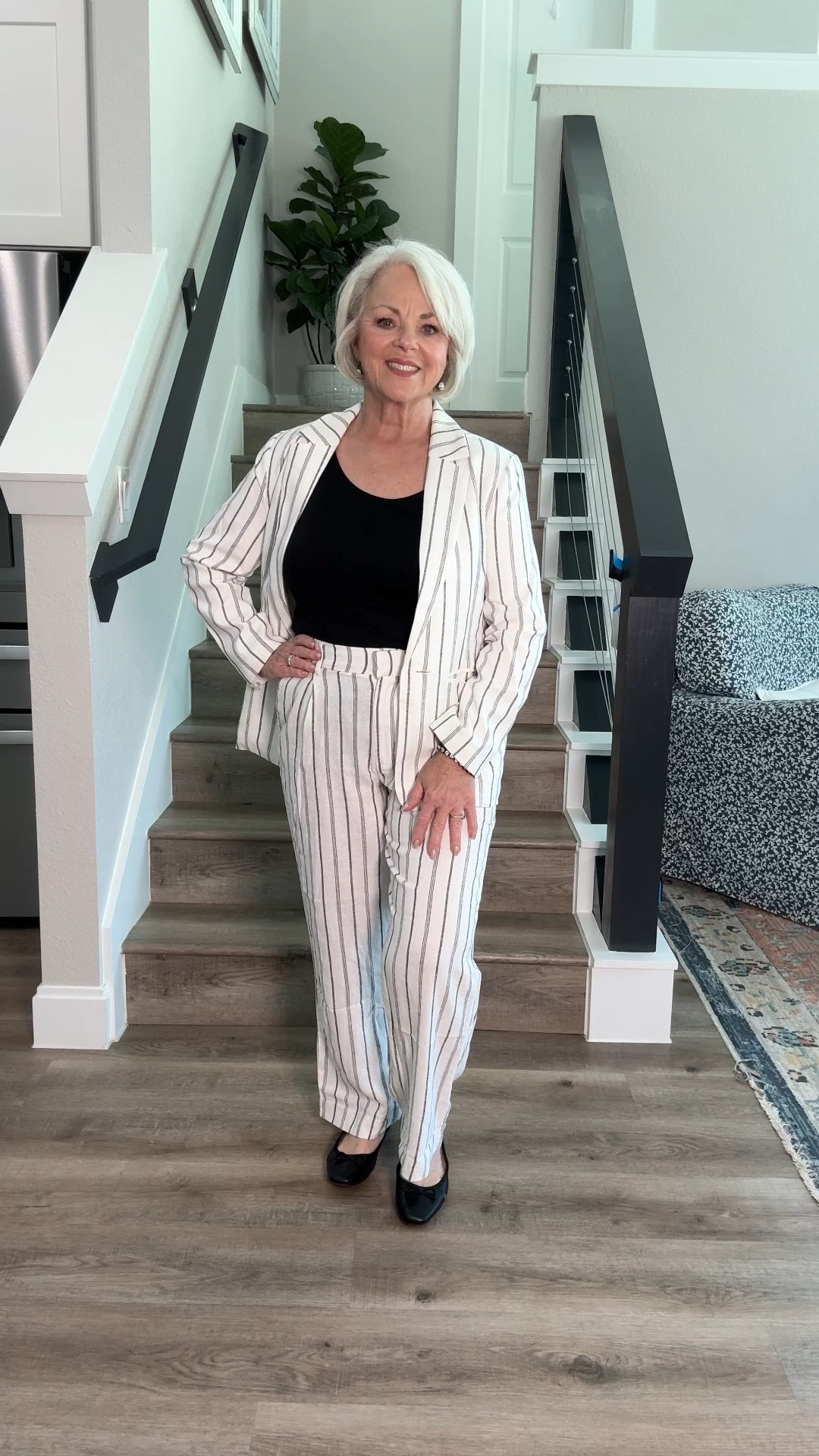 Beautiful linen blend suit but comes in separates!!!! So nice for the office during the hot summer months!!!! 

#LTKOver40 #LTKFindsUnder50 #LTKWorkwear