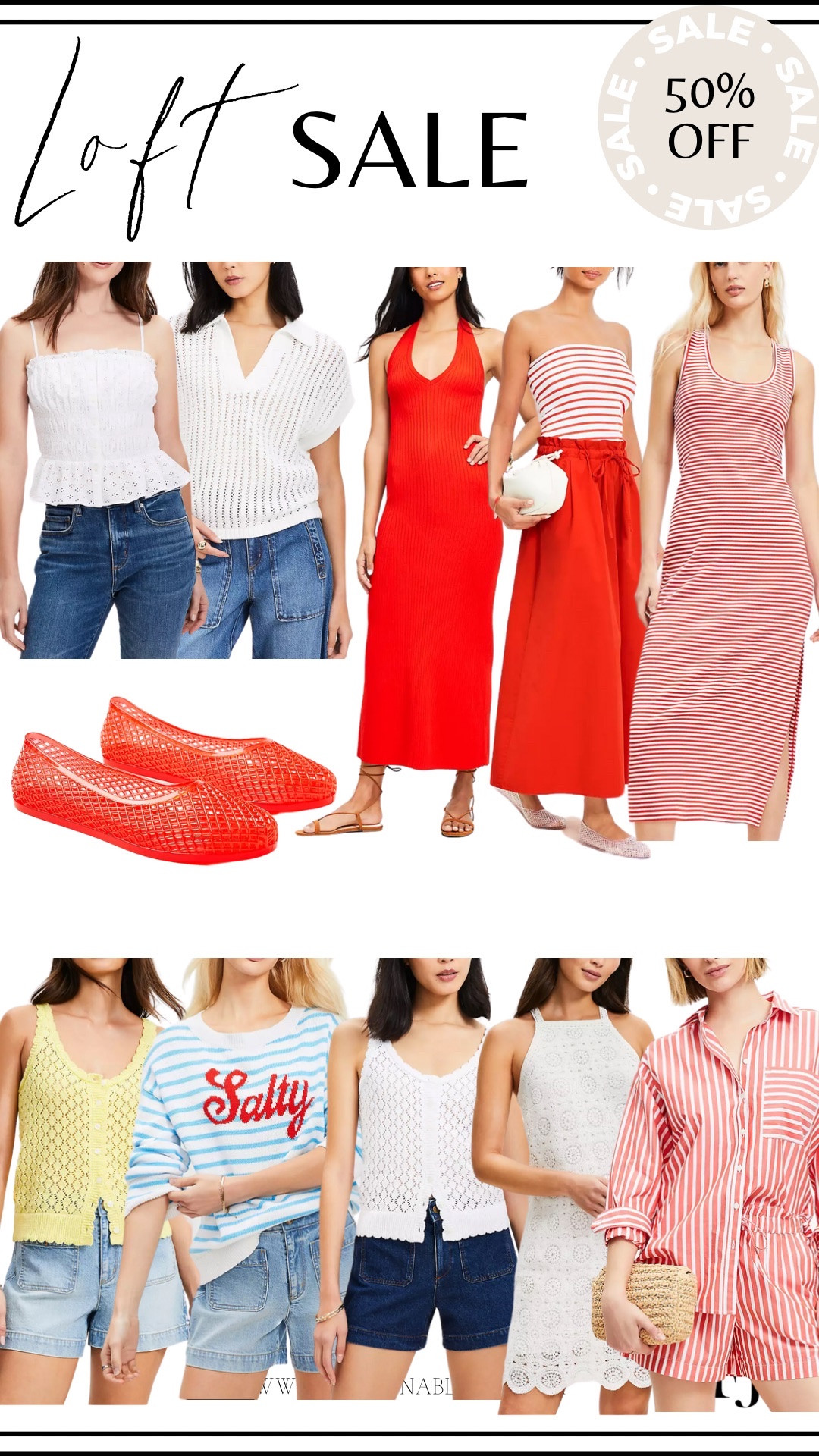 Loft sale!! Currently 50% off! Great vacation outfit ideas! 

#LTKStyleTip #LTKFindsUnder50 #LTKOver40