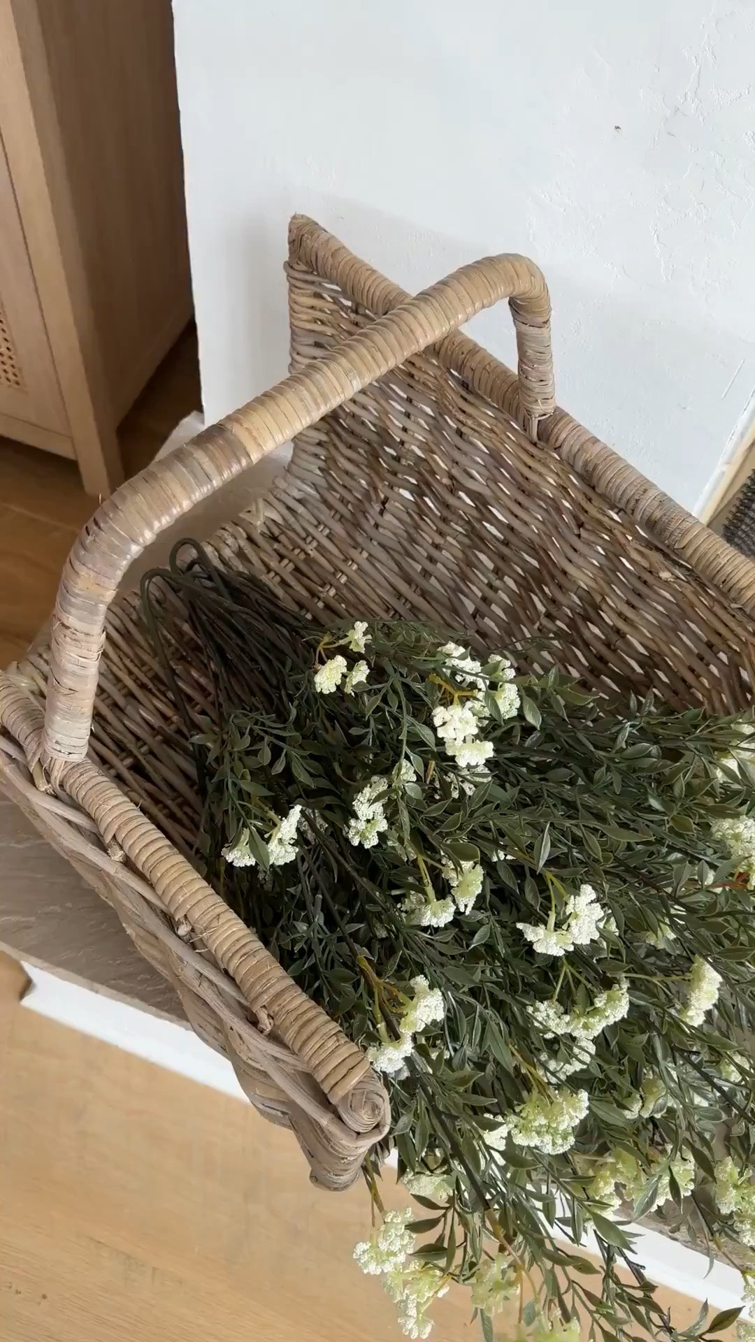 A log basket is one of those pieces that adds warmth instantly. It brings in texture, makes a space feel cozier, and looks good even when it’s just sitting there empty.

The kind of piece that makes a room feel more lived in in the best way.

#LTKvlog #LTKmomlife #LTKHome