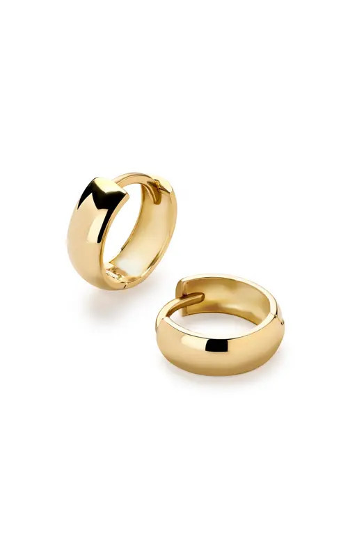 Ana Luisa Solid Yellow Gold - Gold Bold Huggie Hoops at Nordstrom | Nordstrom
