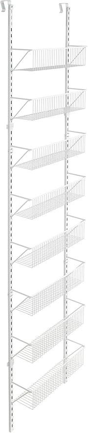 ClosetMaid Adjustable Wall & Door 8-Tier Wall and Door Basket Organizer, 18" | Amazon (US)