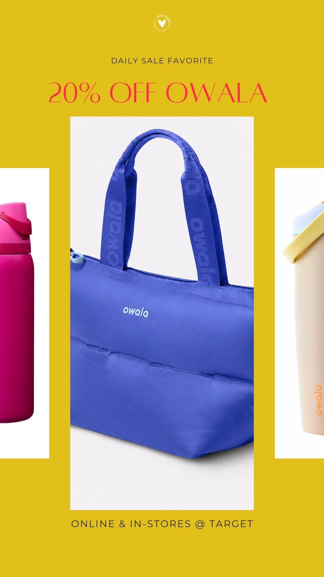 Hydration, but make it cute 💙✨ Owala is 20% off at Target (online & in stores)! Whether you've been eyeing a new FreeSip or one of their adorable bags, now is the perfect time to grab one before your favorite colors sell out. 💧🛒

#LTKdayinmylife #LTKSaleAlert #LTKHome