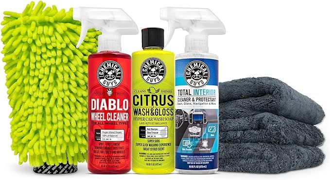 Chemical Guys HOL357 Clean & Shine Car Wash Starter Kit - Safe for Cars, Trucks, Motorcycles, SUV... | Amazon (US)