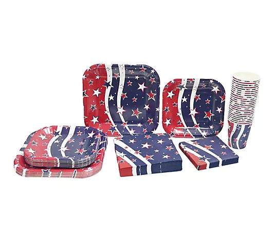 Make Your Selection: Temp-tations 120-Piece Disposable Paper Party Set | QVC