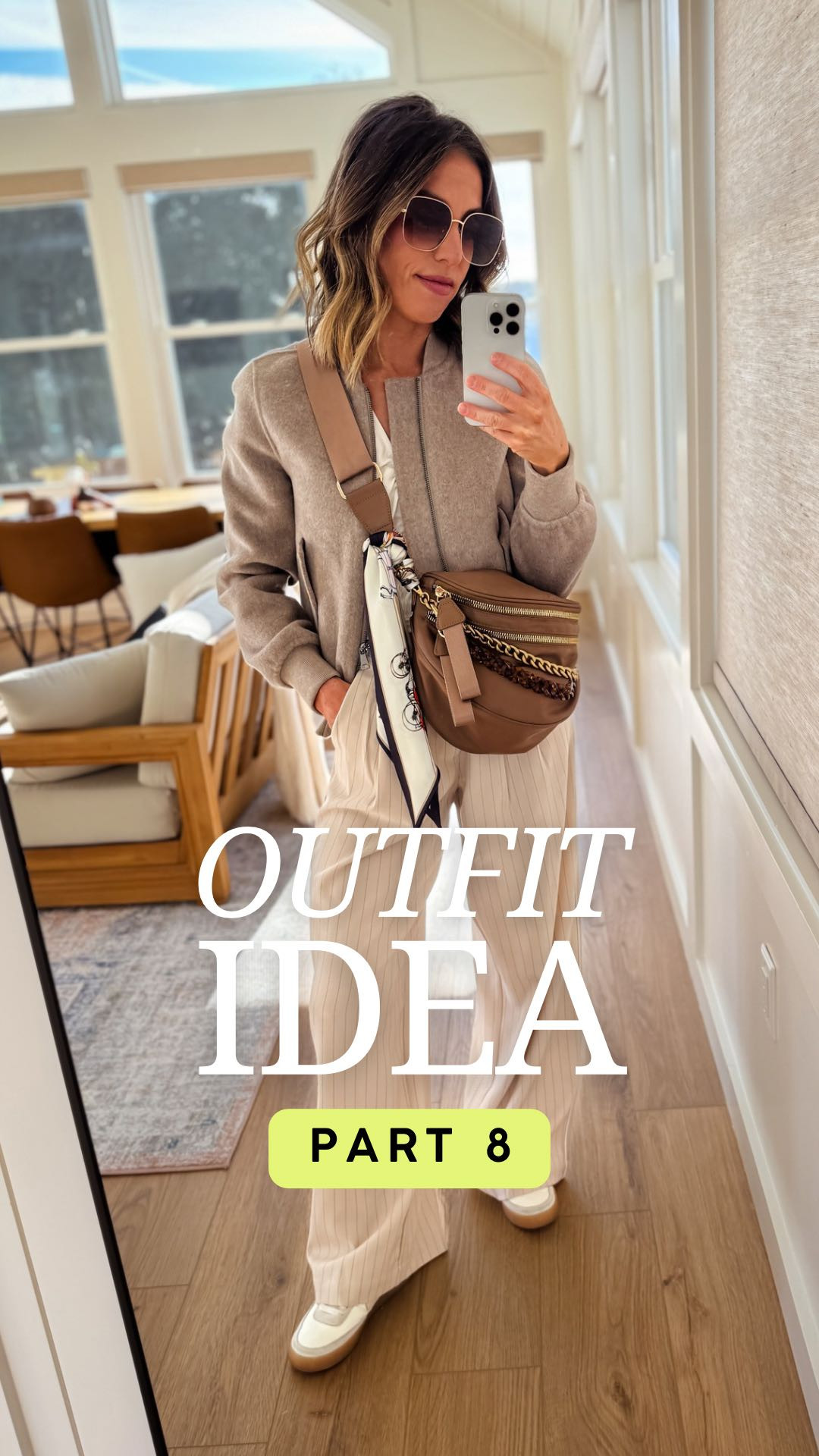 great summer weight trousers from Walmart! Love this monochromatic look! 

 #LTKootd #LTKSeasonal #LTKOver40