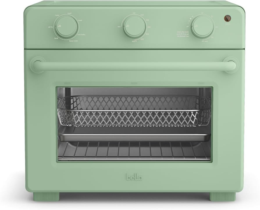 bella Air Fry Toaster Oven, 7 Preset Cooking Options, Dishwasher-Safe EverGood Coated Trays Inclu... | Amazon (US)