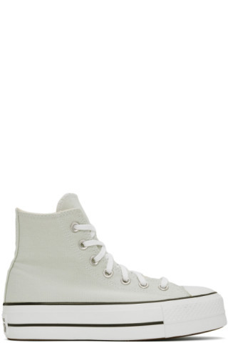 Green Chuck Taylor All Star Platform Hi Sneakers | SSENSE
