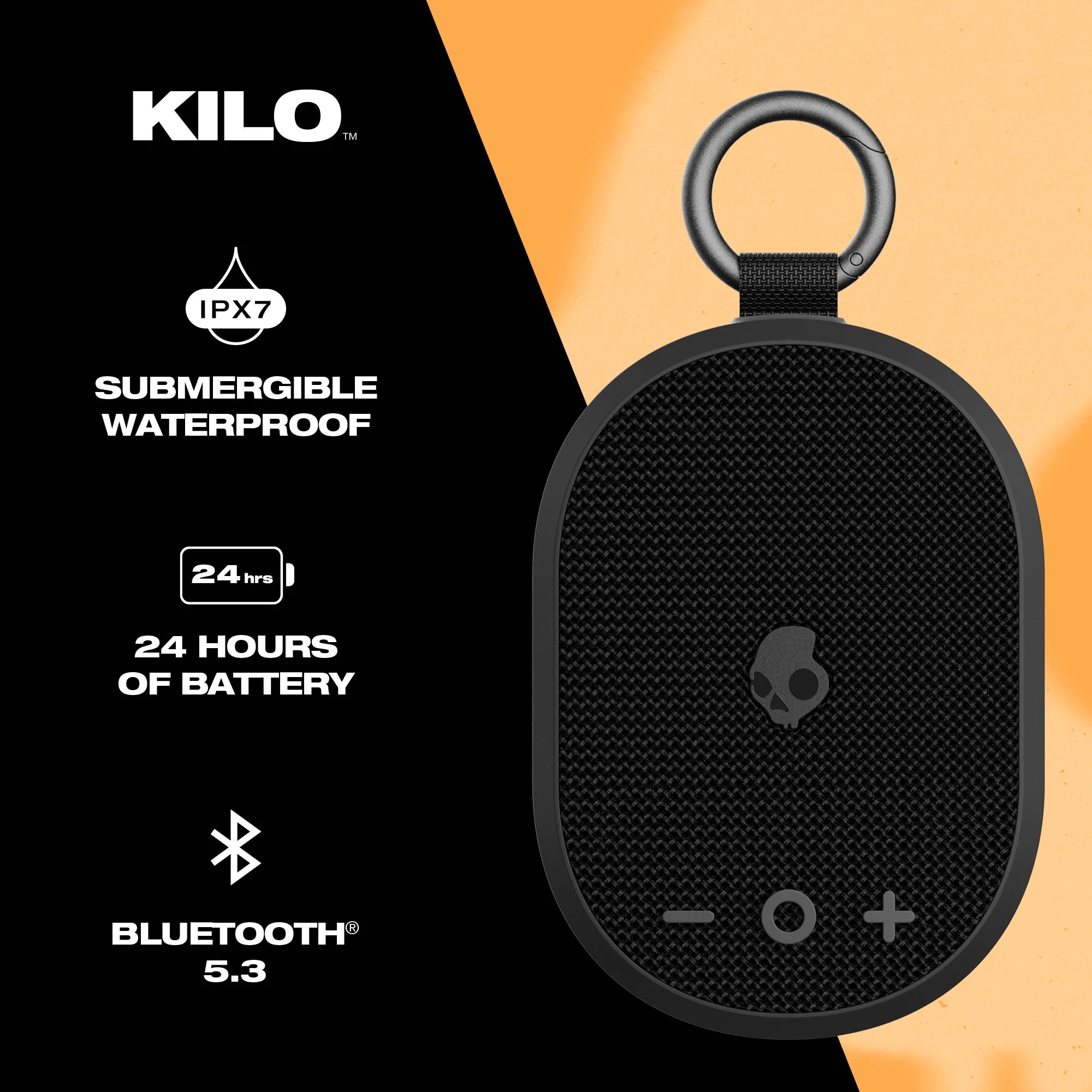 Skullcandy Kilo XT Small Portable Wireless Speaker, Black - Walmart.com | Walmart (US)