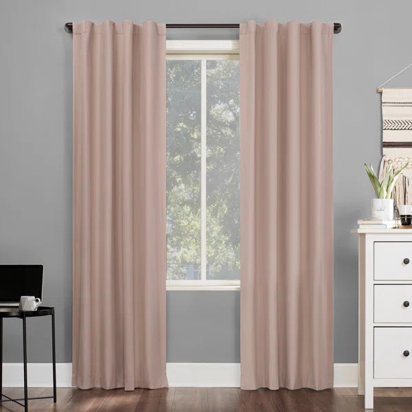 Wayfair Basics Thermal 100% Blackout Back Tab/Rod Pocket Curtain Panel | Wayfair North America