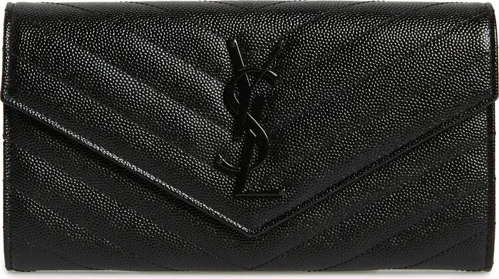 Monogram Quilted Leather Wallet | Nordstrom