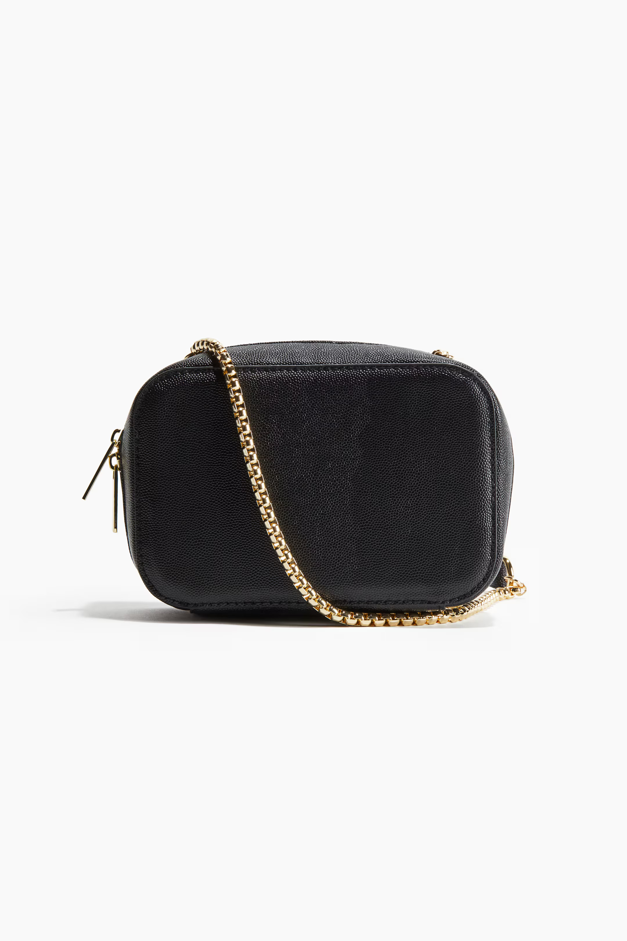 Grained Crossbody Bag - Black - Ladies | H&M US | H&M (US + CA)