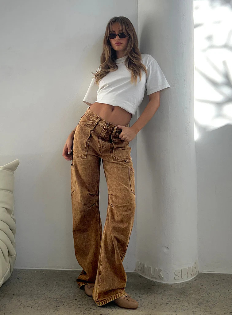 Miami Vice Jeans Stone Wash | Princess Polly US