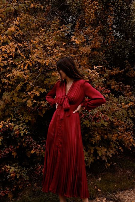 autumn fashion, fall outfit, autumn fits, casual fall outfits, look d'automne, fall outfits 2023, fall date night outfit, fall brunch outfit, Fall dress, Red long sleeve pleated dress, Long sleeve red dress, Pleated dress, Red fall dress, Red pleated dress

#LTKHoliday #LTKparties #LTKSeasonal