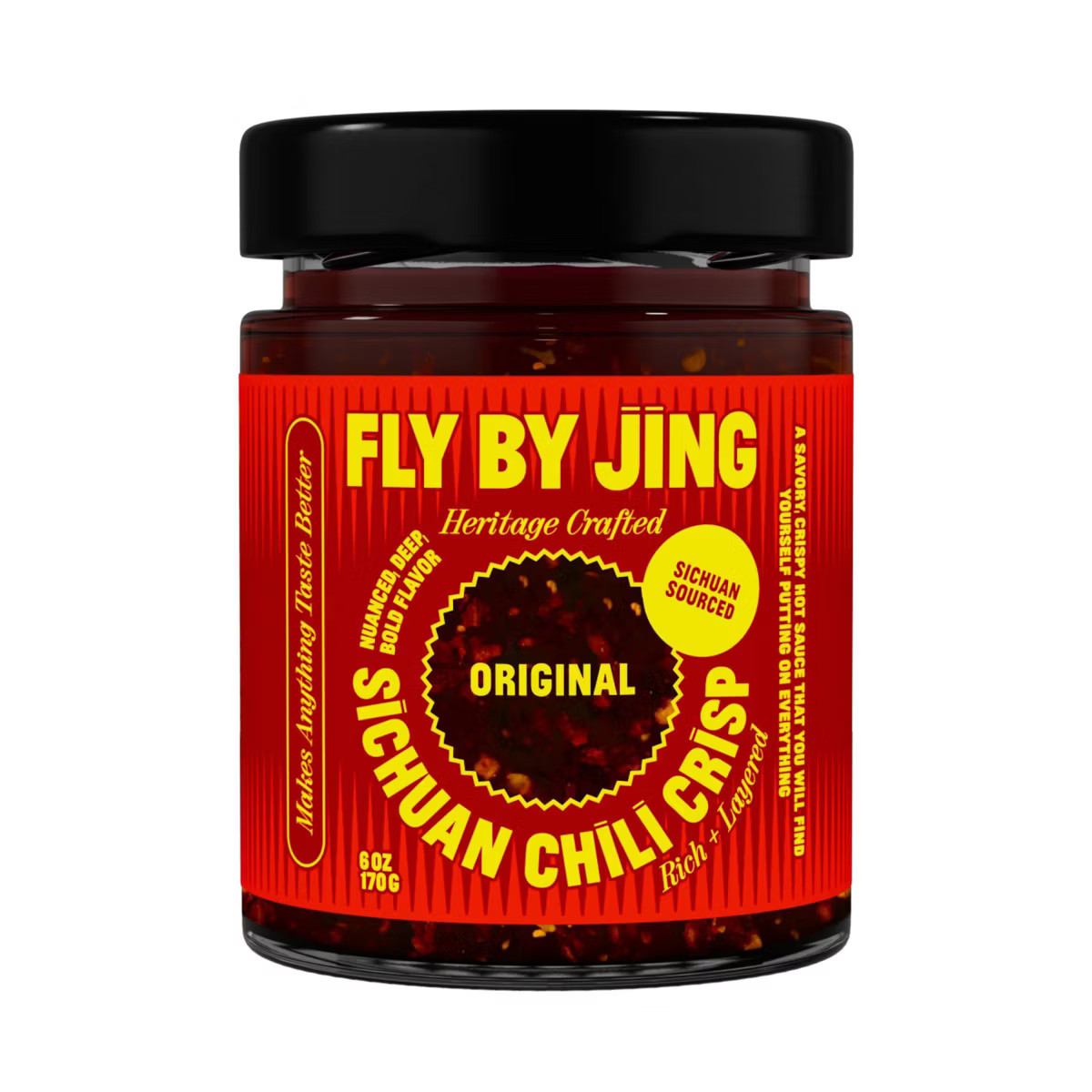Fly by Jing Original Sichuan Chili Crisp Vegan Crispy Hot Sauce - 6oz | Target