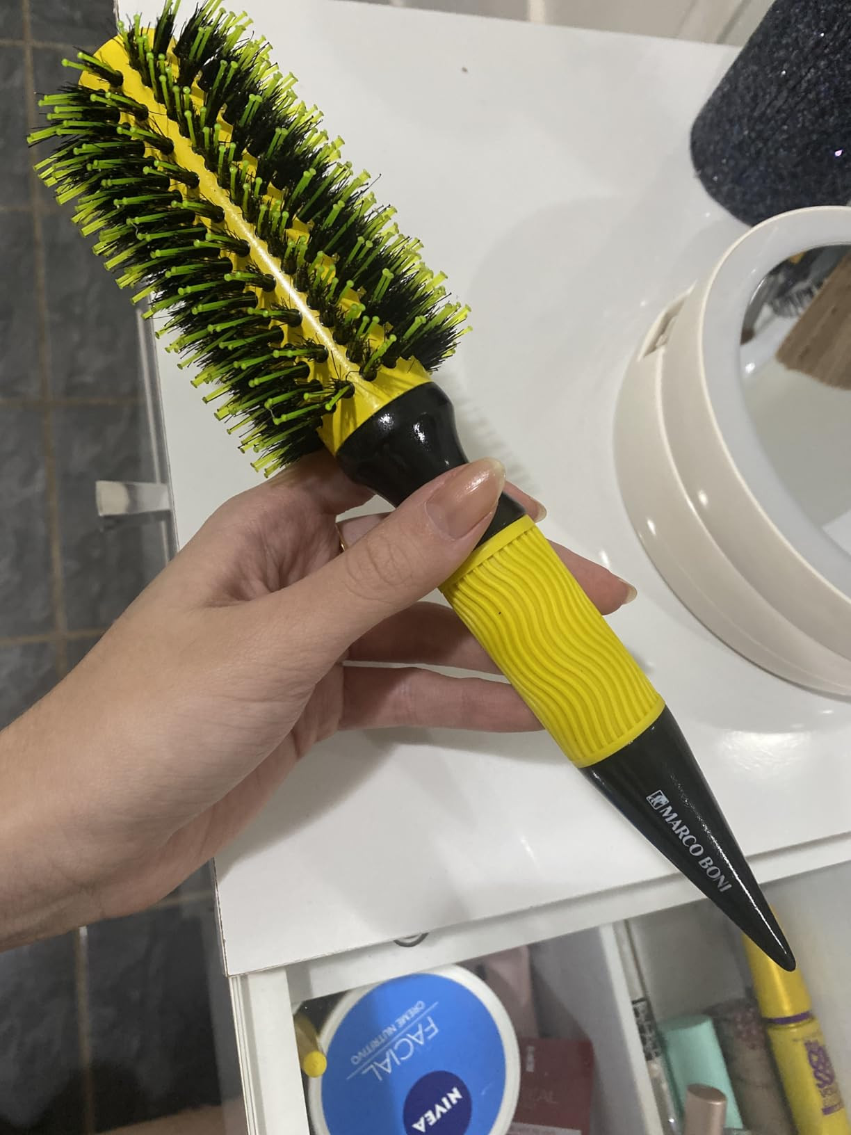 Escova Profissional Thermal Ceramic Yellow Basic 47 Mm, 7332, Marco Boni, Amarelo | Amazon (BR)